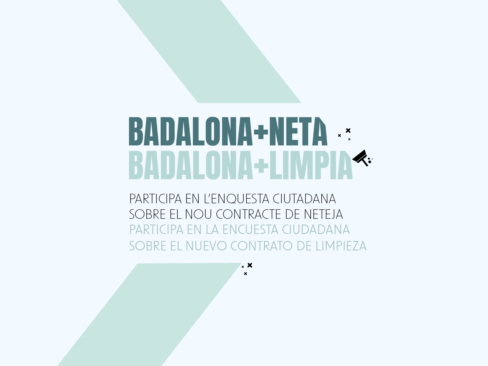 Imatge pels mitjans: Badalona + Neta